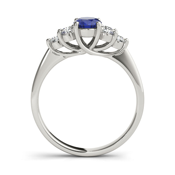Oval Gemstone Fashion Ring · 0.30 ct tw