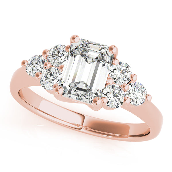 Emerald Gemstone Engagement Ring · 0.30 ct tw