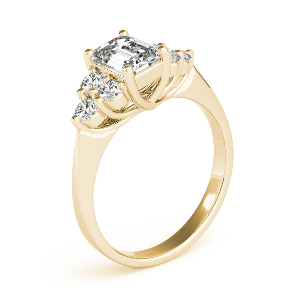 Emerald Gemstone Engagement Ring · 0.30 ct tw