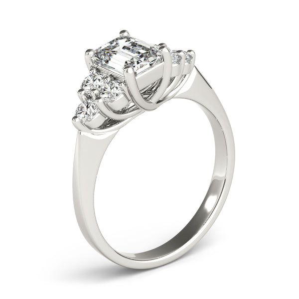 Emerald Gemstone Engagement Ring · 0.30 ct tw