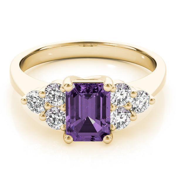 Emerald Gemstone Engagement Ring · 0.30 ct tw