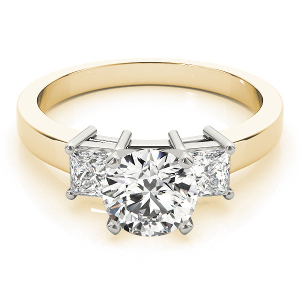 Princess Three-Stone Diamond Engagement Ring · 0.10 ct tw