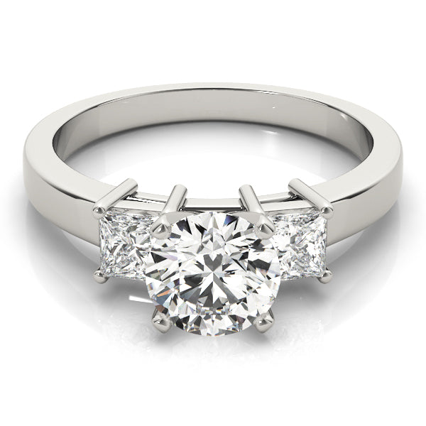 Princess Three-Stone Diamond Engagement Ring · 0.10 ct tw