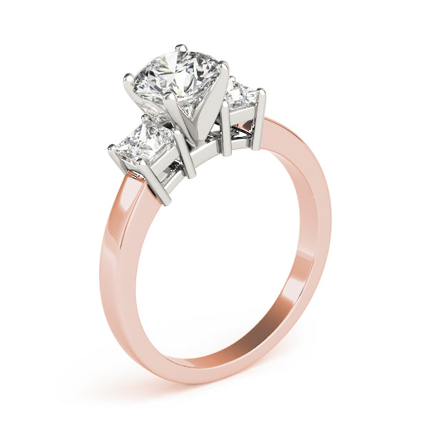 Princess Three-Stone Diamond Engagement Ring · 0.52 ct tw