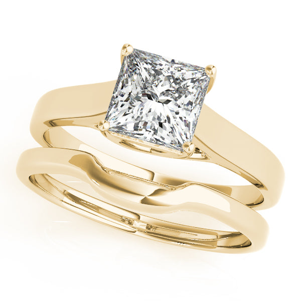 Square Trellis Diamond Engagement Ring · 0.60 ct tw