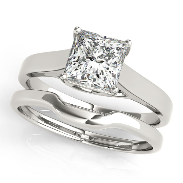 Square Princess Diamond Solitaire Engagement Ring · 1.80 ct tw