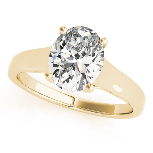 Oval Trellis Diamond Engagement Ring · 0.95 ct tw