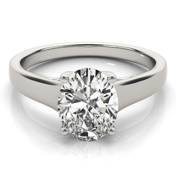 Oval Trellis Engagement Ring