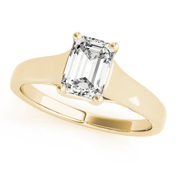 Emerald Trellis Engagement Ring