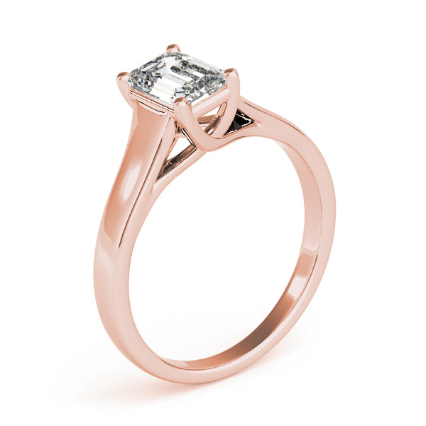 Emerald Trellis Engagement Ring