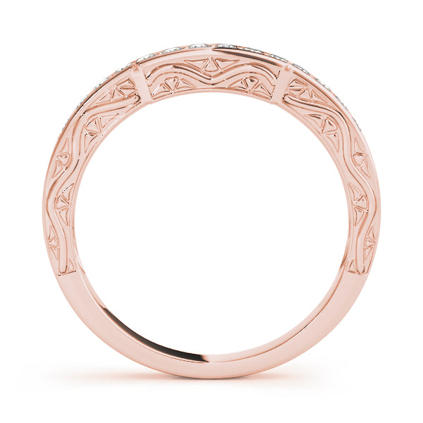 Curved Diamond Wedding Band · 0.14 ct tw