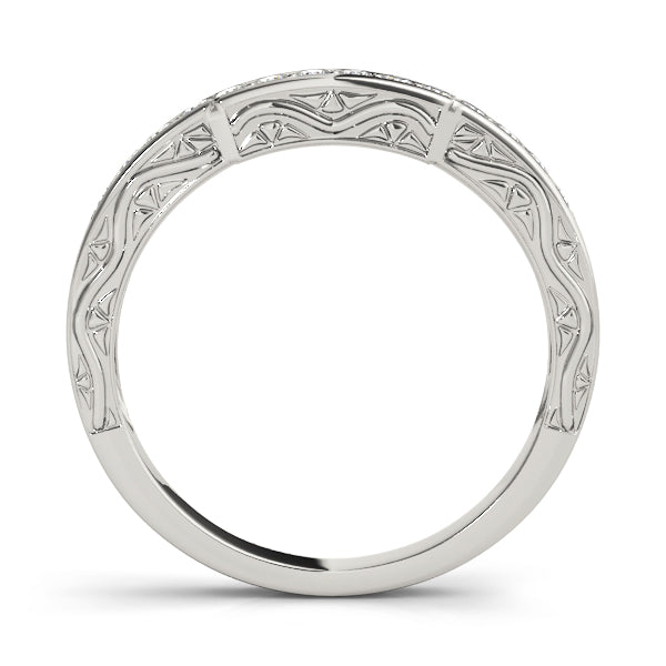 Curved Diamond Wedding Band · 0.14 ct tw