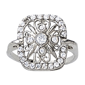 Round Diamond Right Hand Fashion Ring · 0.47 ct tw