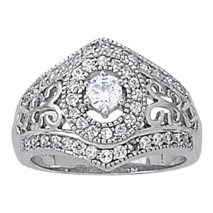 Round Diamond Right Hand Fashion Ring · 0.86 ct tw