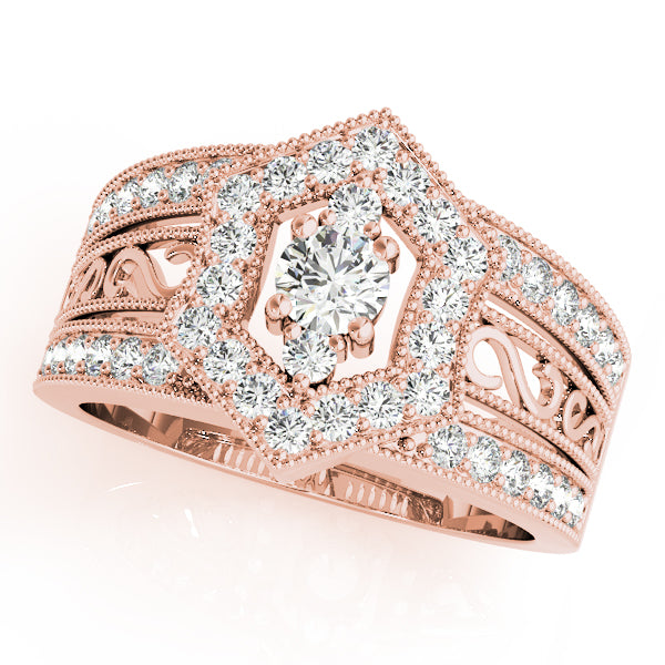 Round Diamond Right Hand Fashion Ring · 0.66 ct tw