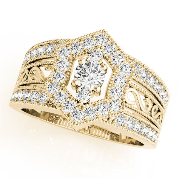 Round Diamond Right Hand Fashion Ring · 0.66 ct tw