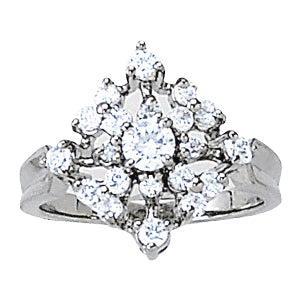 Round Diamond Right Hand Fashion Ring · 0.85 ct tw