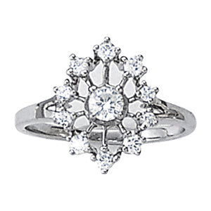 Round Diamond Right Hand Fashion Ring · 0.50 ct tw