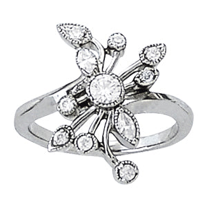 Round Diamond Right Hand Fashion Ring · 0.40 ct tw