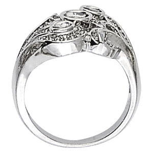 Round Diamond Right Hand Fashion Ring · 0.78 ct tw