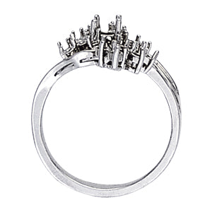 Round Diamond Right Hand Fashion Ring · 0.81 ct tw