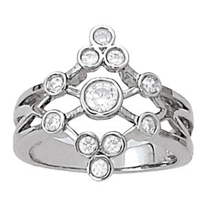 Round Diamond Right Hand Fashion Ring · 0.65 ct tw