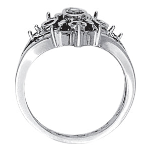 Round Diamond Right Hand Fashion Ring · 0.43 ct tw