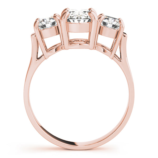 Oval Three-Stone Diamond Engagement Ring · 3.00 ct tw