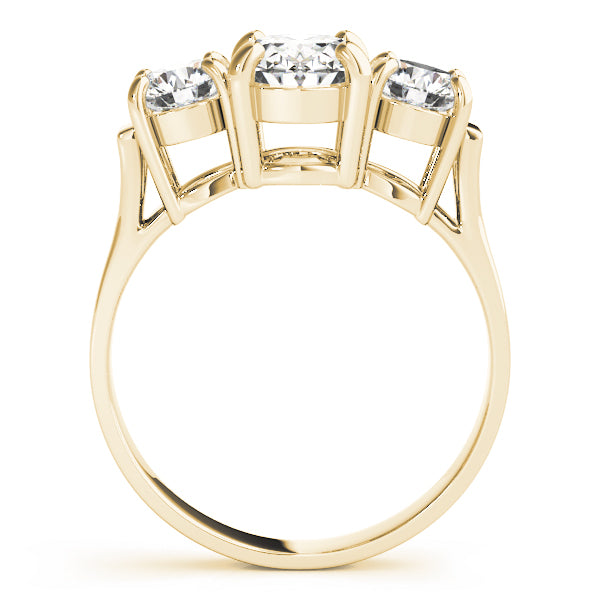 Oval Three-Stone Diamond Engagement Ring · 3.00 ct tw