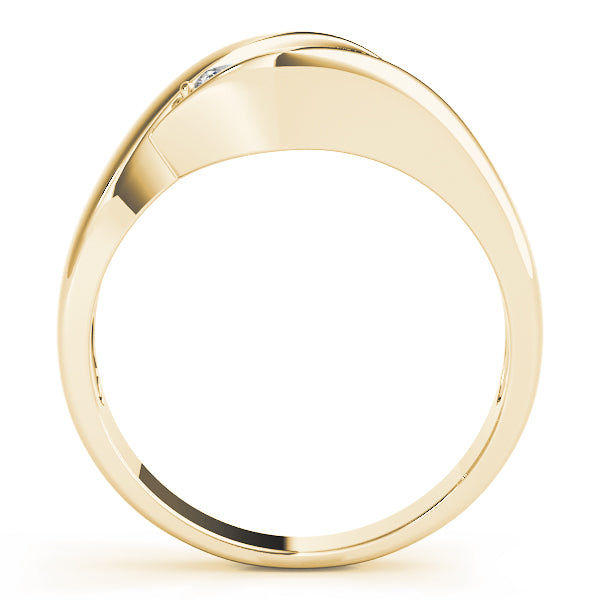 Round Three-Stone Diamond Engagement Ring · 0.26 ct tw