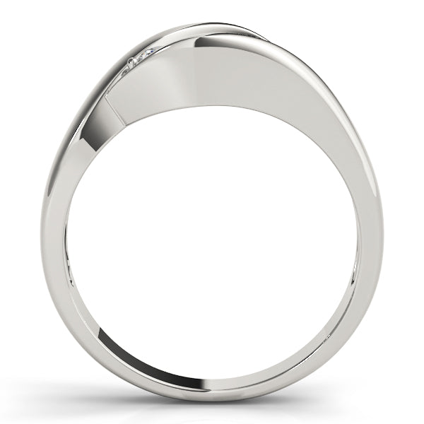 Round Three-Stone Diamond Engagement Ring · 0.26 ct tw
