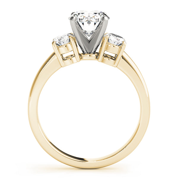 Oval Three-Stone Diamond Engagement Ring · 0.50 ct tw