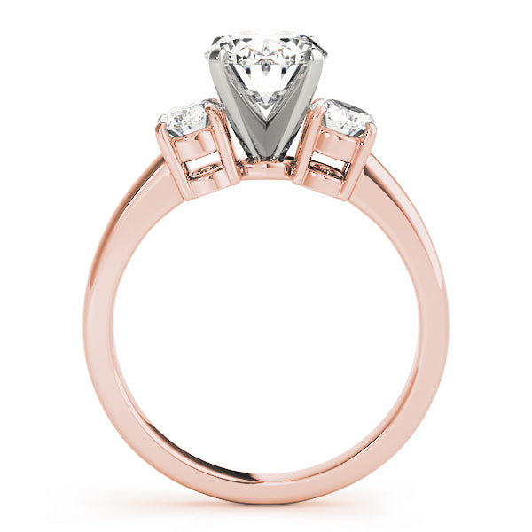 Oval Three-Stone Diamond Engagement Ring · 0.50 ct tw