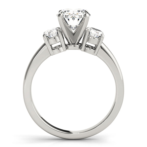 Oval Three-Stone Diamond Engagement Ring · 0.50 ct tw