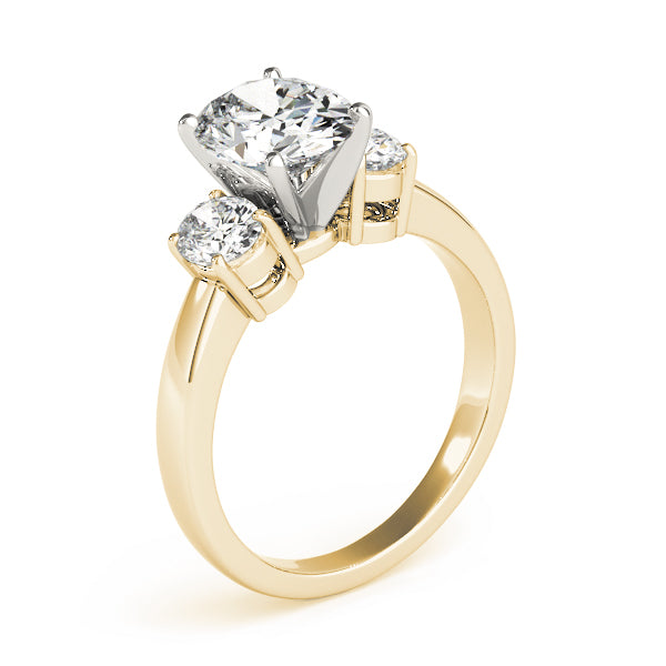 Oval Three-Stone Diamond Engagement Ring · 1.90 ct tw