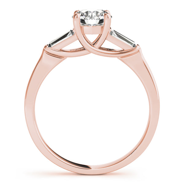 Round Fancy Shape Baguette Diamond Engagement Ring · 2.00 ct tw