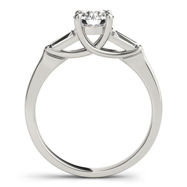 Round Fancy Shape Baguette Diamond Engagement Ring · 2.00 ct tw