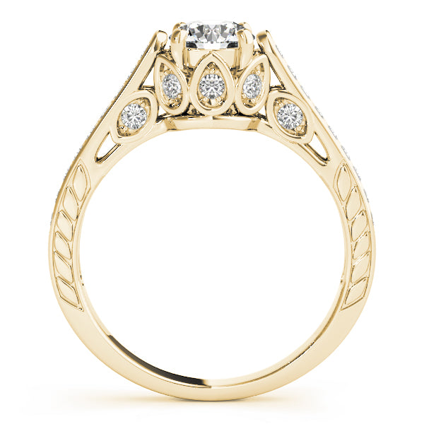 Round Antique Diamond Engagement Ring · 1.53 ct tw