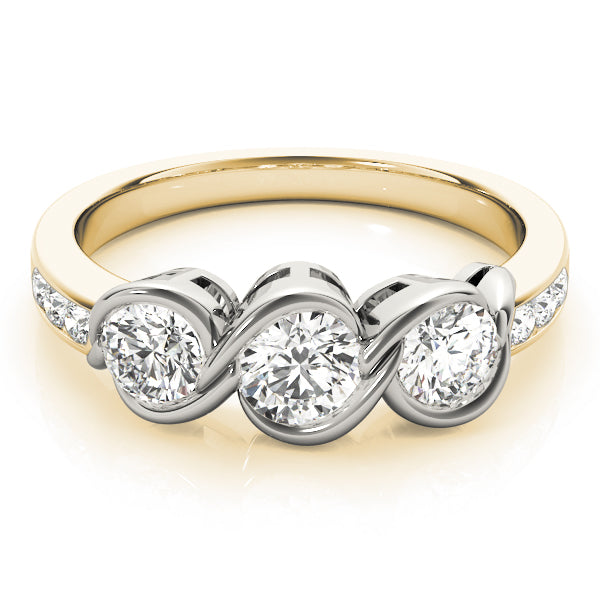 Round Three-Stone Diamond Engagement Ring · 1.00 ct tw