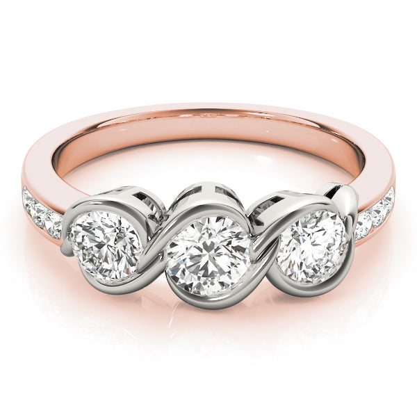 Round Three-Stone Diamond Engagement Ring · 1.00 ct tw