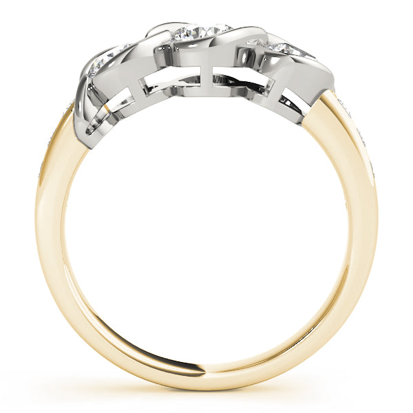 Round Three-Stone Diamond Engagement Ring · 1.00 ct tw