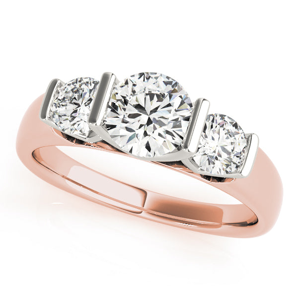 Round Three-Stone Diamond Engagement Ring · 1.25 ct tw