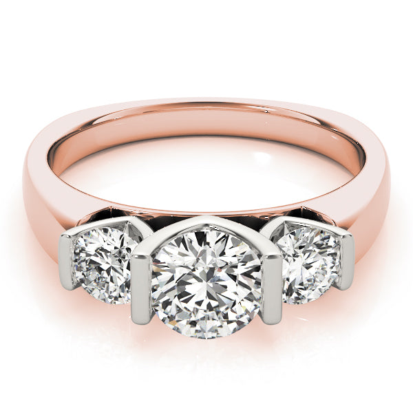 Round Three-Stone Diamond Engagement Ring · 1.25 ct tw