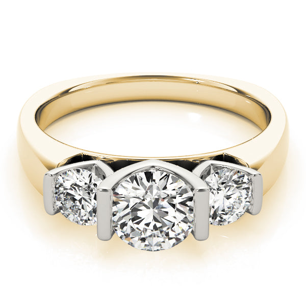 Round Three-Stone Diamond Engagement Ring · 1.25 ct tw