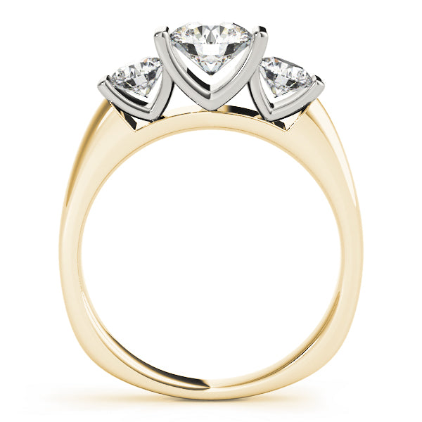 Round Three-Stone Diamond Engagement Ring · 1.25 ct tw