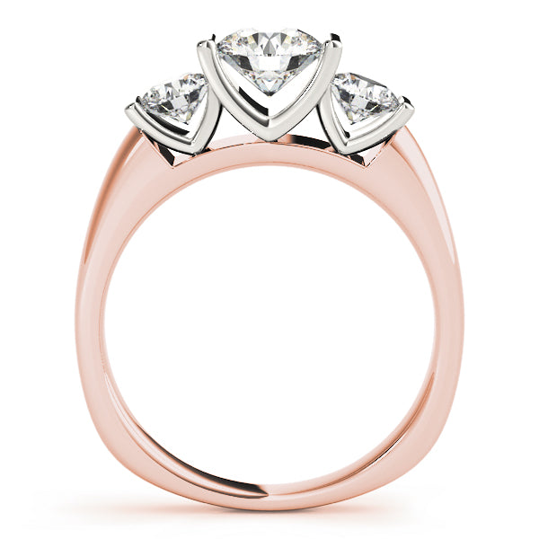 Round Three-Stone Diamond Engagement Ring · 2.25 ct tw