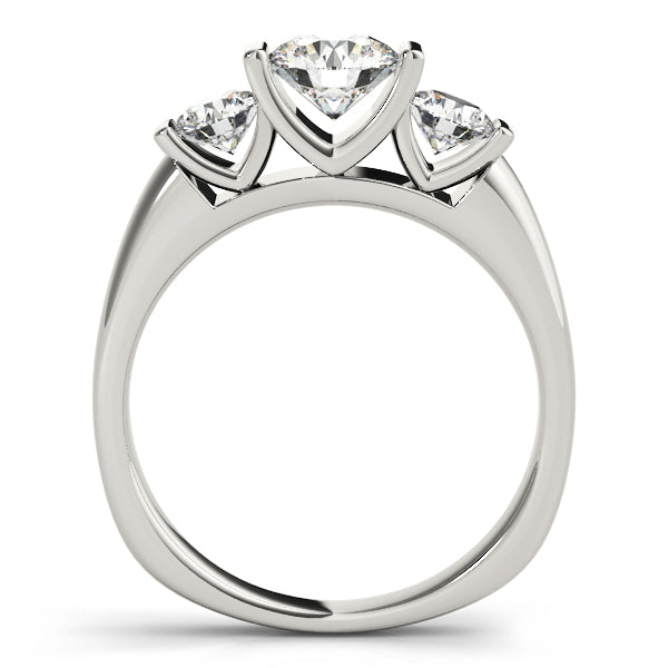 Round Three-Stone Diamond Engagement Ring · 2.25 ct tw