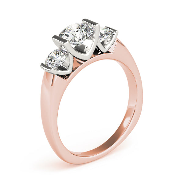 Round Three-Stone Diamond Engagement Ring · 1.25 ct tw