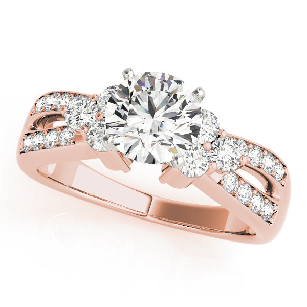 Multi-Row Diamond Engagement Ring · 0.52 ct tw