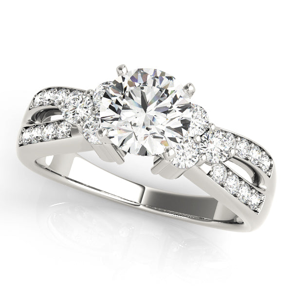 Multi-Row Diamond Engagement Ring · 0.52 ct tw